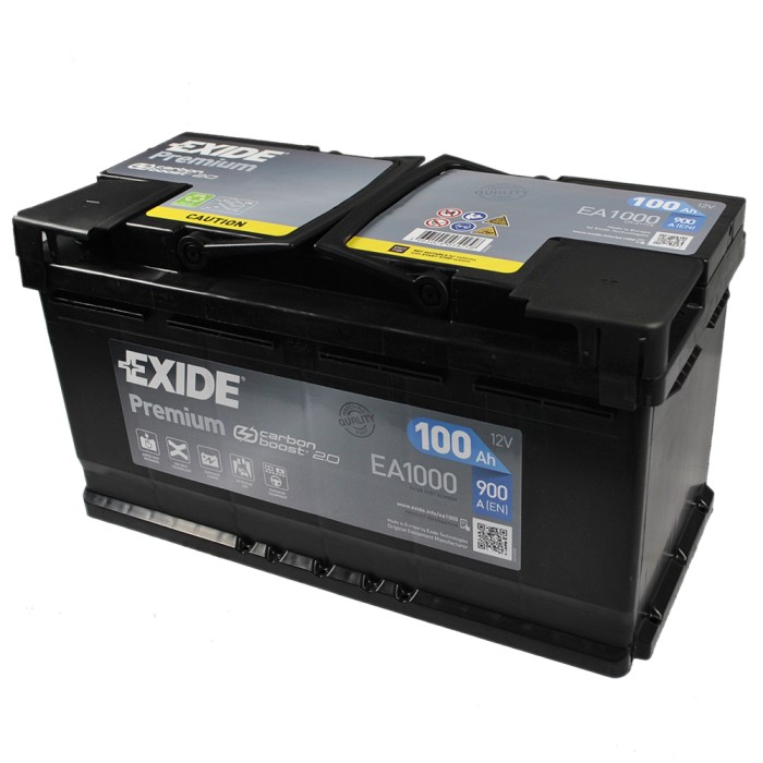 Автомобільний акумулятор EXIDE Premium (EA1000) 100Аh 900Ah R+