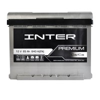 Автомобільний акумулятор INTER Premium 65Ah 640A R+ (L2) (WESTA)