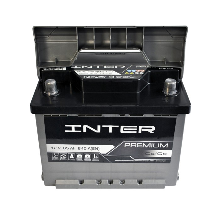 Автомобільний акумулятор INTER Premium 65Ah 640A R+ (L2) (WESTA)