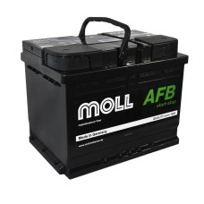Автомобільний акумулятор MOLL AFB (L2) start/stop 66Ah 640A R+ (правий +)