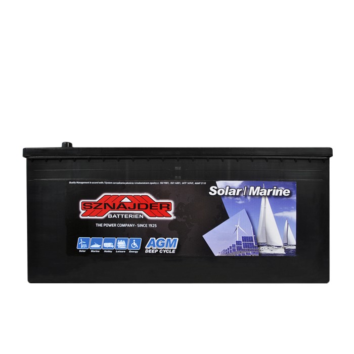 Промисловий акумулятор SZNAJDER AGM SOLAR 12V 205Ah (D6) L+ (лівий +) (870 53)