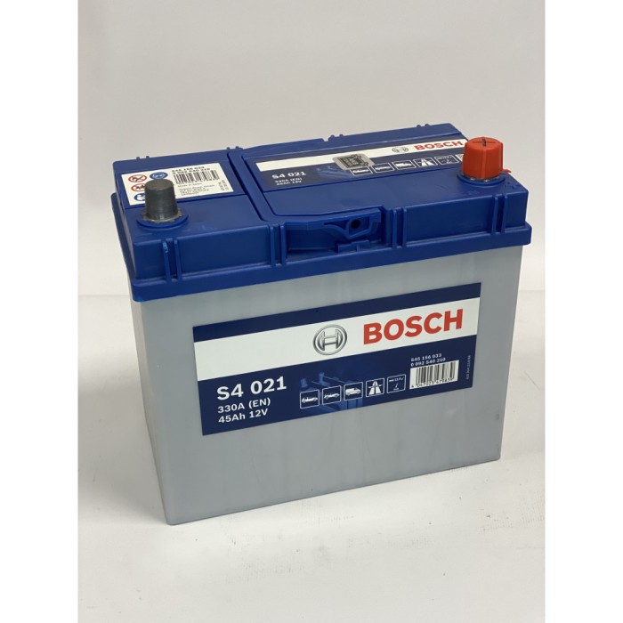 Автомобільний акумулятор BOSCH Asia 45Ah 330A L+ (лівий +) тонка клема B24 (S40 220)