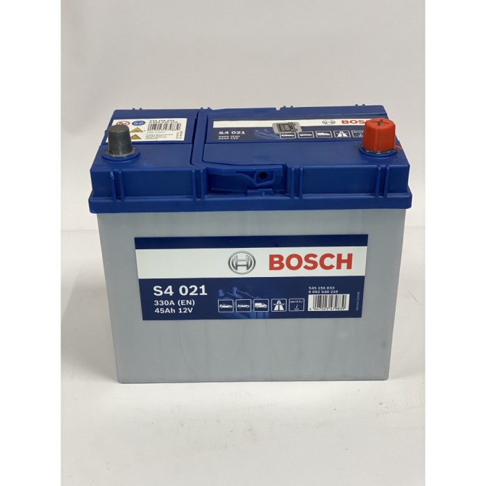 Автомобільний акумулятор BOSCH Asia 45Ah 330A L+ (лівий +) тонка клема B24 (S40 220)