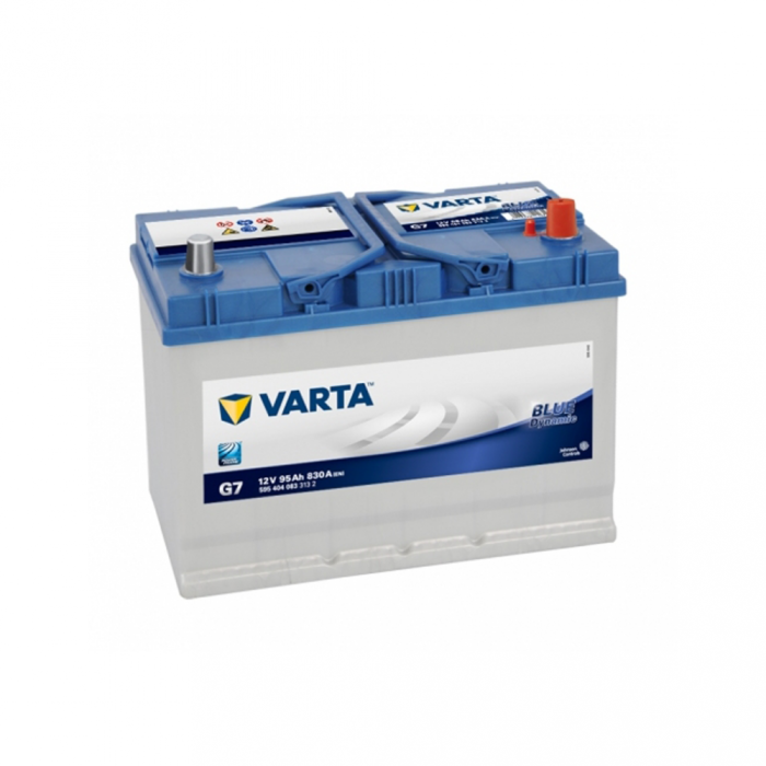 Автомобільний акумулятор VARTA Blue Dynamic Asia 95Ah 830A R+ (правий +) G7