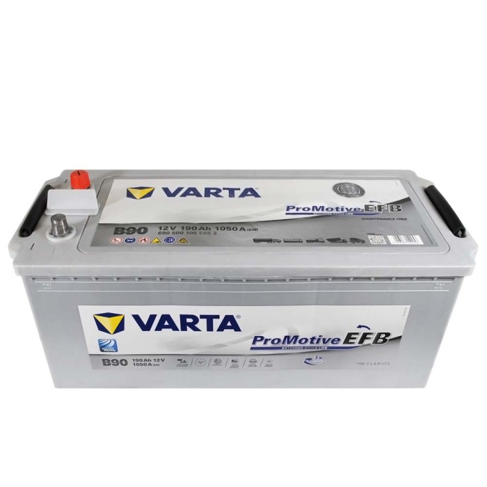 Автомобільний акумулятор VARTA Promotive EFB 190Аh 1050A L+ (лівий +) В90