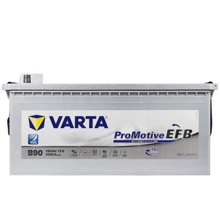 Автомобільний акумулятор VARTA Promotive EFB 190Аh 1050A L+ (лівий +) В90