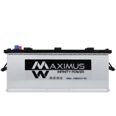 Автомобільний акумулятор MAXIMUS 140Ah 1100A L+ (лівий +) MF D4A