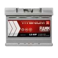 Автомобільний акумулятор FIAMM Titanium Pro 60Аh 540А R+ (правий +)