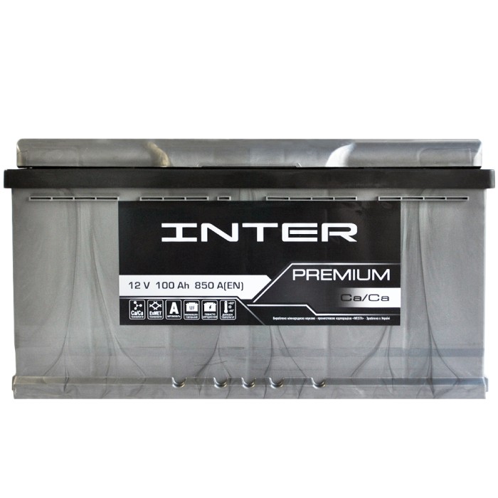 Автомобільний акумулятор INTER Premium 100Ah 850A R+ (L5) (WESTA)