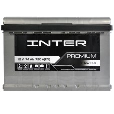 Автомобільний акумулятор INTER Premium 74Ah 720A R+ (L3) (WESTA)