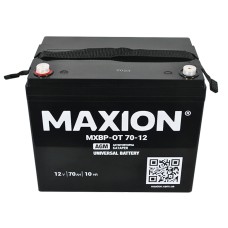 Акумулятор AGM 12V 70Ah MAXION BP OT 70 - 12 для інверторів та ДЖБ