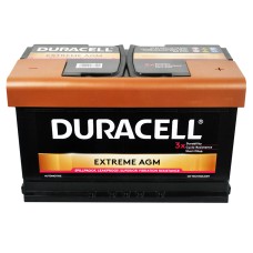 Автомобільний акумулятор DURACELL Extreme AGM (L4) 80Ah 800A R+ (правий +)