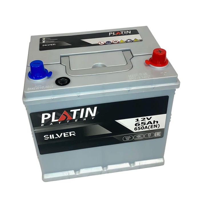 Автомобільний акумулятор PLATIN Silver Asia 65Ah 650A R+ (правий +) SMF D23