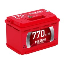 Автомобільний акумулятор MAXION Premium 77Аh 770A R+ (правий +)