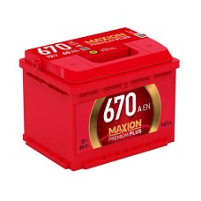 Автомобільний акумулятор MAXION Premium 60Аh 670A L+ (лівий +)