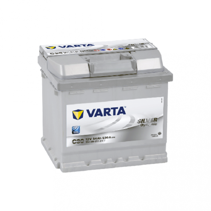Автомобільний акумулятор VARTA Silver Dynamic 54Ah 530А R+ (правий +) C30