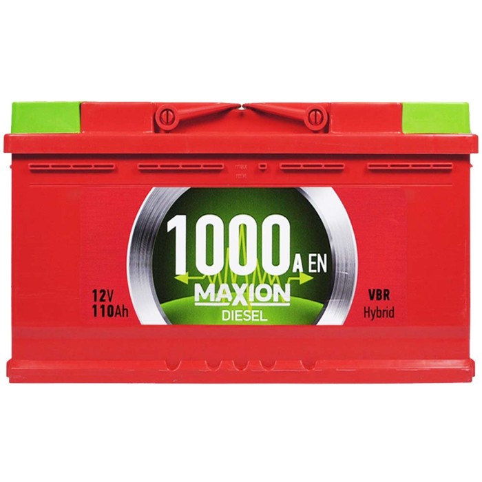 Автомобільний акумулятор MAXION Diesel 110Ah 1000A R+ (правий +) MF L5