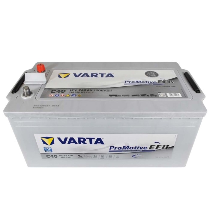 Автомобільний акумулятор VARTA Promotive EFB 240Ah 1200A L+ (лівий +) C40