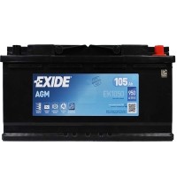 Автомобільний акумулятор EXIDE Start-Stop AGM 105Аh 950A R+ (правий +) EK1050