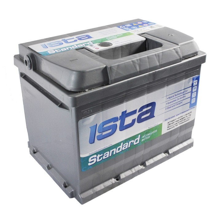 Автомобільний акумулятор ISTA Standard 60Аh 540А R+ (правий +) L2