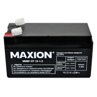 Промисловий акумулятор MAXION AGM BP OT 12V 1.3Ah R+ (правий +) 12-1.3