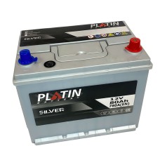 Автомобільний акумулятор PLATIN Silver Asia 80Ah 780A R+ (правий +) SMF N50