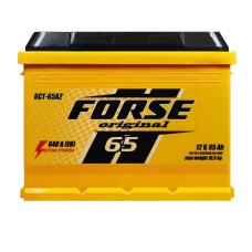 Автомобільний акумулятор FORSE 65Ah 640A L+ (лівий +)