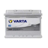 Автомобільний акумулятор VARTA Silver Dynamic 61Ah 600A R+ (правий +) D21