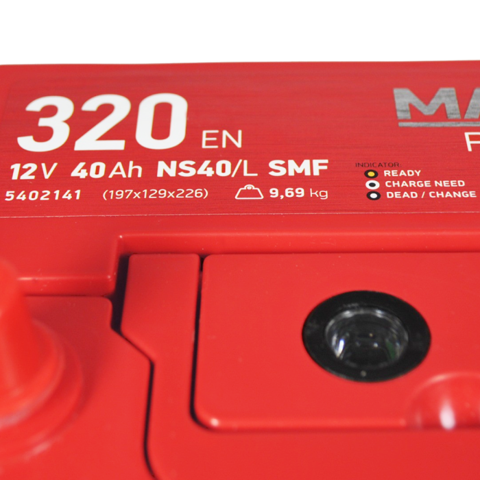 Автомобільний акумулятор MAXION Premium Asia 40Ah 320A L+ (лівий +) NS40