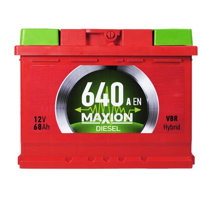 Автомобільний акумулятор MAXION Diesel 68Ah 640A L+ (лівий +) MF L2