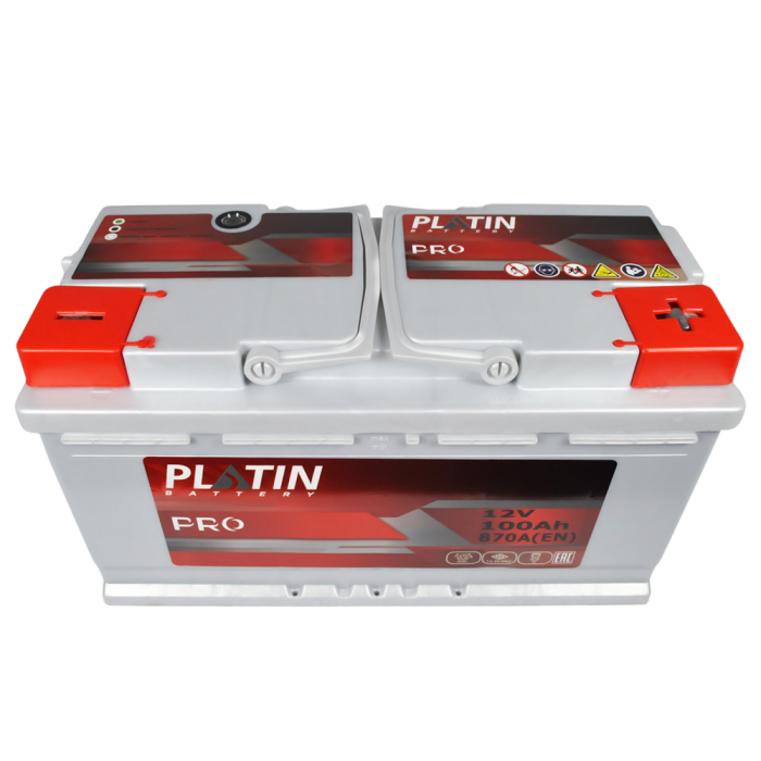 Автомобільний акумулятор PLATIN Pro 100Ah 870A R+ (правий +) MF L5