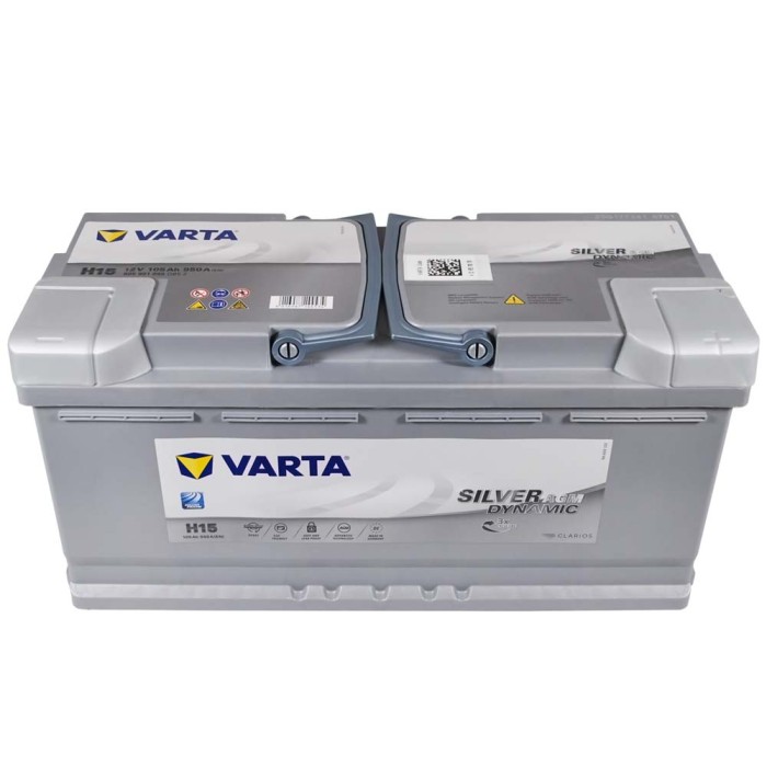 Автомобільний акумулятор VARTA Silver Dynamic AGM 105Ah 950А R+ (правий +) H15