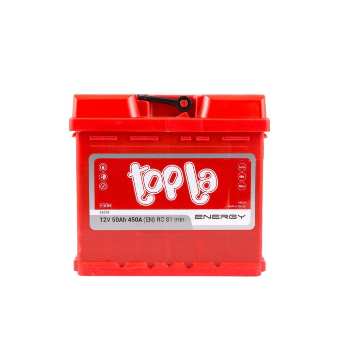 Авто акумулятор Topla Energy (L1) 50Ah 450A R+ (правий +)