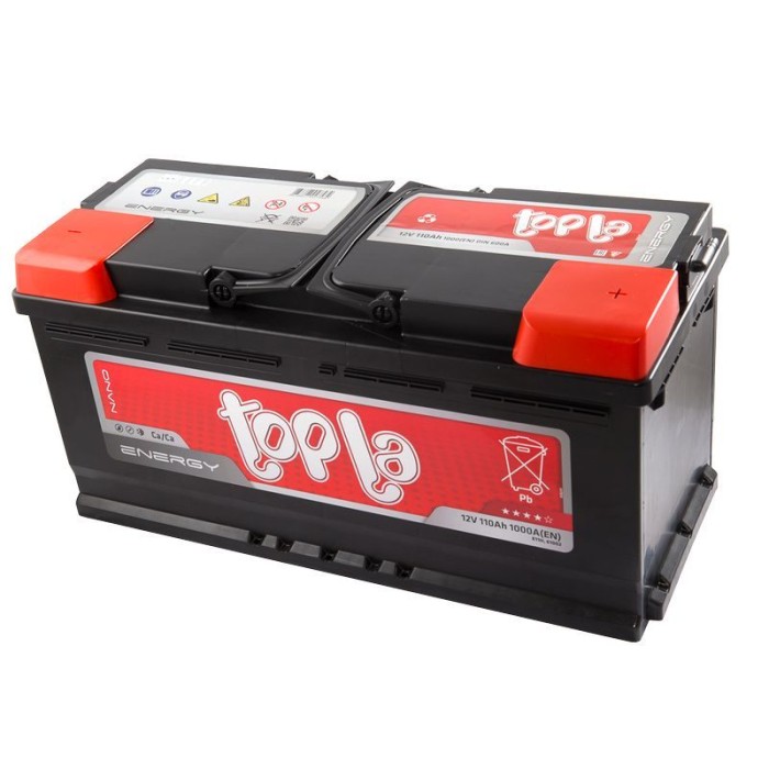 Авто акумулятор Topla 110Ah 1000A Energy (L6) R+ (правий +)