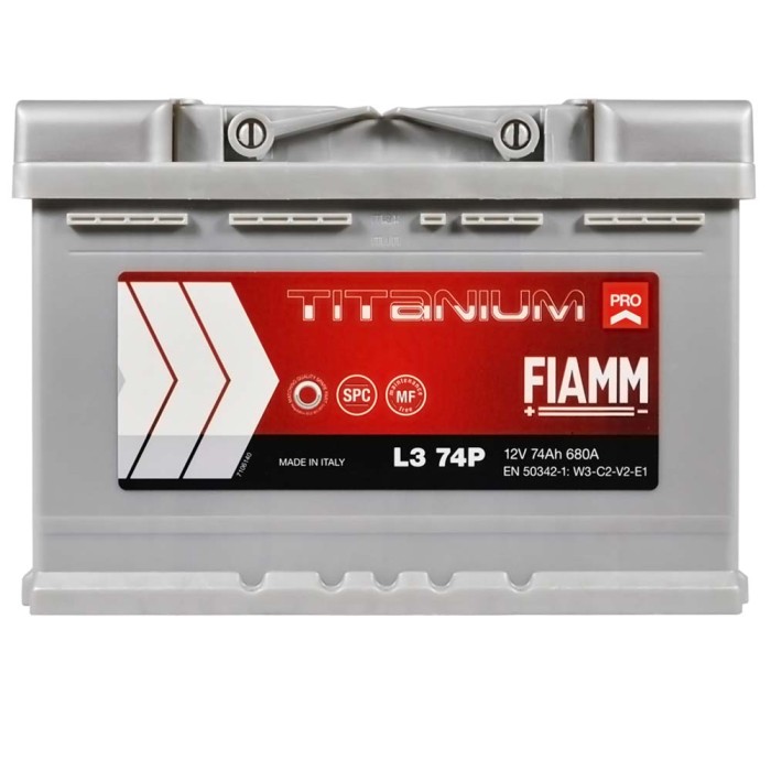Автомобільний акумулятор FIAMM Titanium Pro 74Аh 680А R+ (правий +) L3