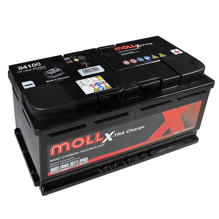 Автомобільний акумулятор MOLL X-Tra Charge (L5) 100Ah 850A R+ (правий +)