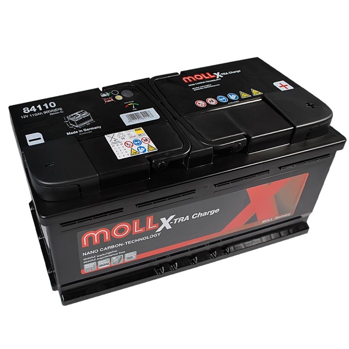 Автомобільний акумулятор MOLL X-Tra Charge (L6) 110Ah 900A R+ (правий +)