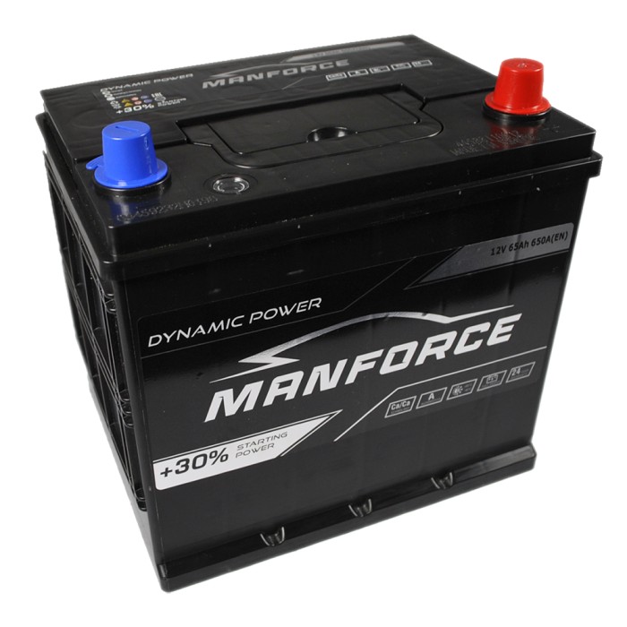 Автомобільний акумулятор MANFORСE Asia smf (D23) 65Ah 650A R+