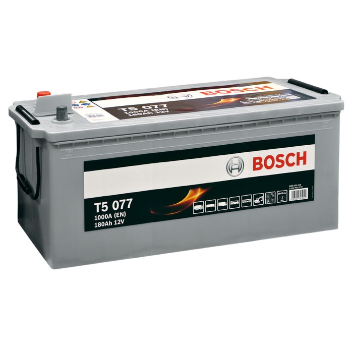 Автомобільний акумулятор BOSCH 180Ah 1000A L+ (лівий +) T50 770