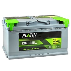 Автомобільний акумулятор PLATIN Silver Disel 110Ah 1000A R+ (правий +) MF