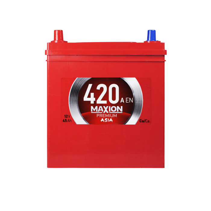 Автомобільний акумулятор MAXION Premium Asia 45Ah 420A L+ (лівий +) NS40