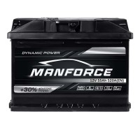 Автомобільний акумулятор MANFORСE 55Ah 520A L+ (лівий +) MF L1