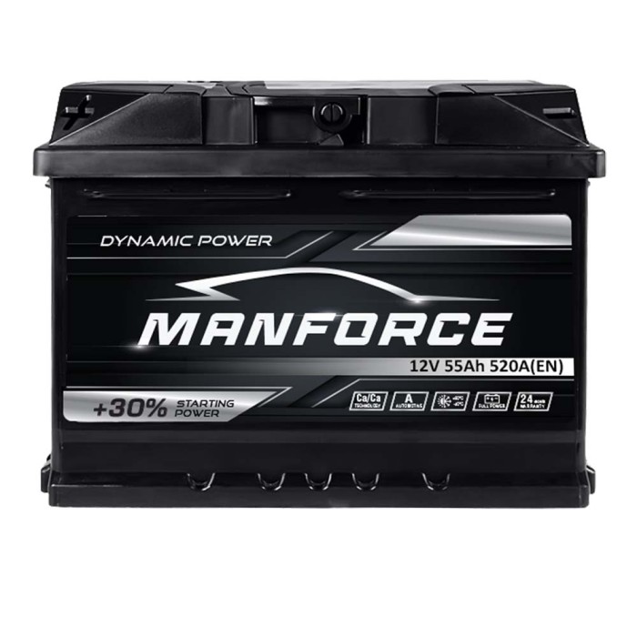 Автомобільний акумулятор MANFORСE 55Ah 520A L+ (лівий +) MF L1
