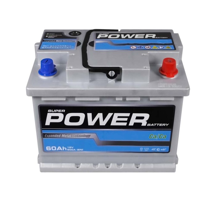 Автомобільний акумулятор POWER Silver 60Ah 600А R+ (правий +) L2 MF