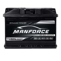 Автомобільний акумулятор MANFORСE 60Ah 600A L+ (лівий +) MF L2
