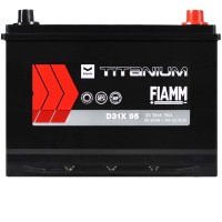 Автомобільний акумулятор FIAMM Titanium Black Asia 95Аh 760А R+ (правий +) D31