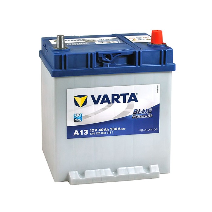 Автомобільний акумулятор VARTA Blue Dynamic Asia 40Ah 330A R+ (правий +) A13