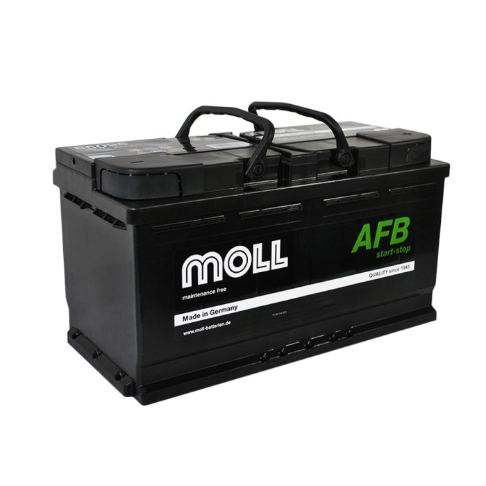 Автомобільний акумулятор MOLL AFB (L5) start/stop 96Ah 900A R+ (правий +)