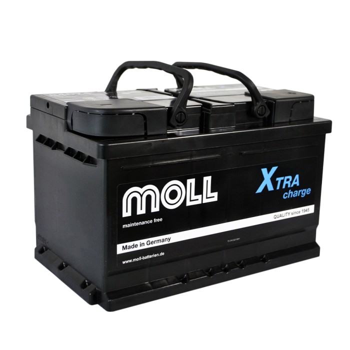 Автомобільний акумулятор MOLL X-Tra Charge (L3B) 74Ah 700A R+ (правий +)