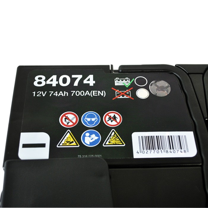 Автомобільний акумулятор MOLL X-Tra Charge (L3B) 74Ah 700A R+ (правий +)